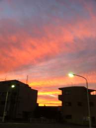 夕焼け その1